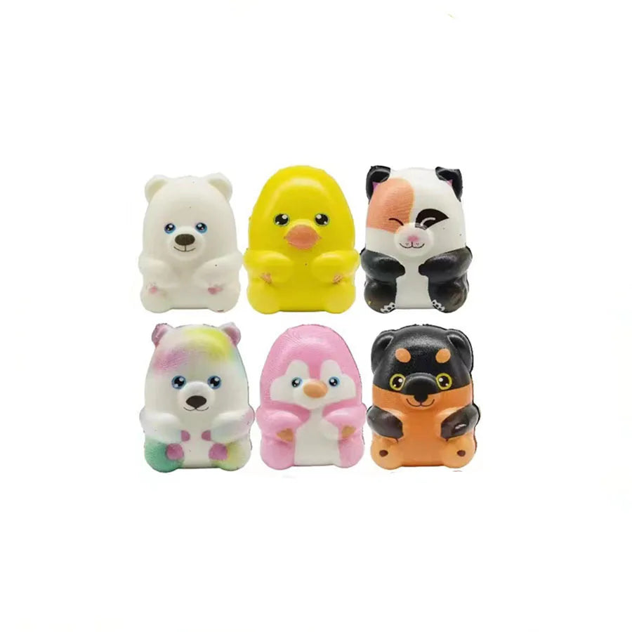 Mini Kawaii Cute Stress Relief Squishies - 6/12PCS Set - Image 7