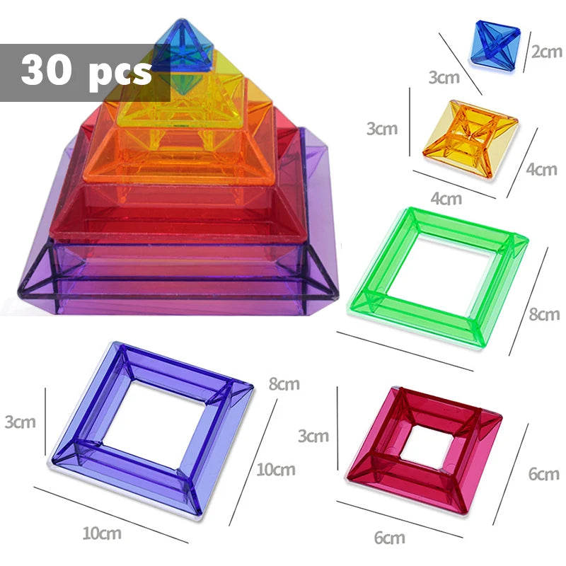 Montessori Light Table - Transparent LED Learning Toys - Image 8