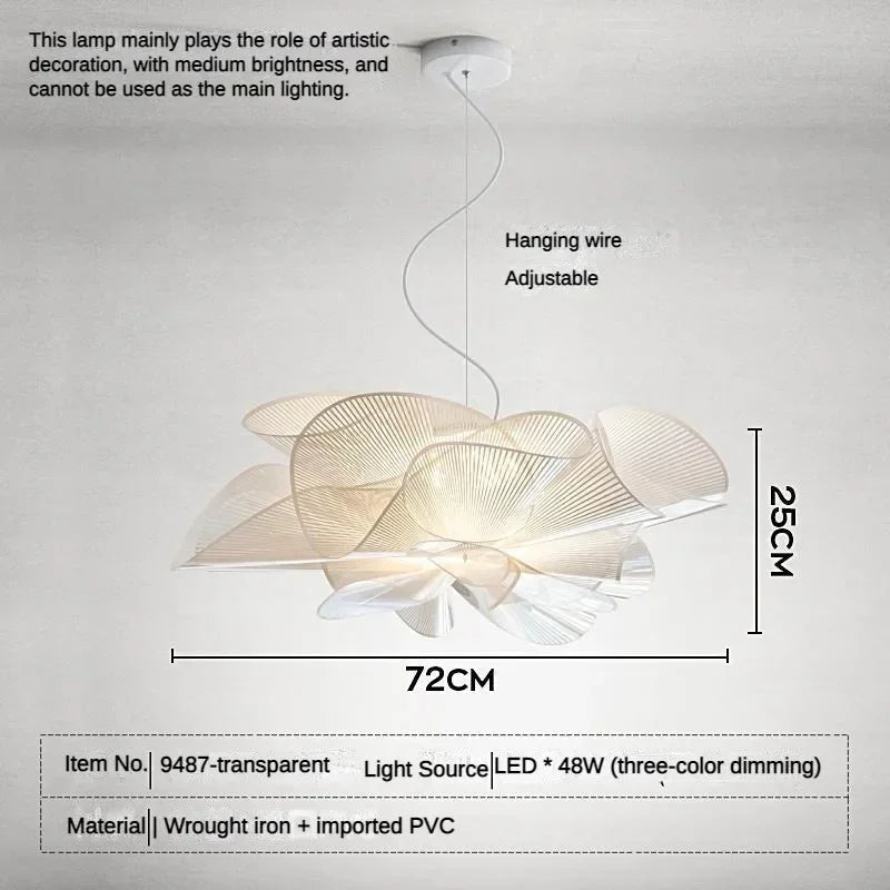 Nordic Classic Ceiling lamps Black/White PVC Modern Designer - Image 10