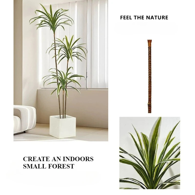 Artificial Dracaena Fake Plant Large Detachable Ornament Realistic - Image 6