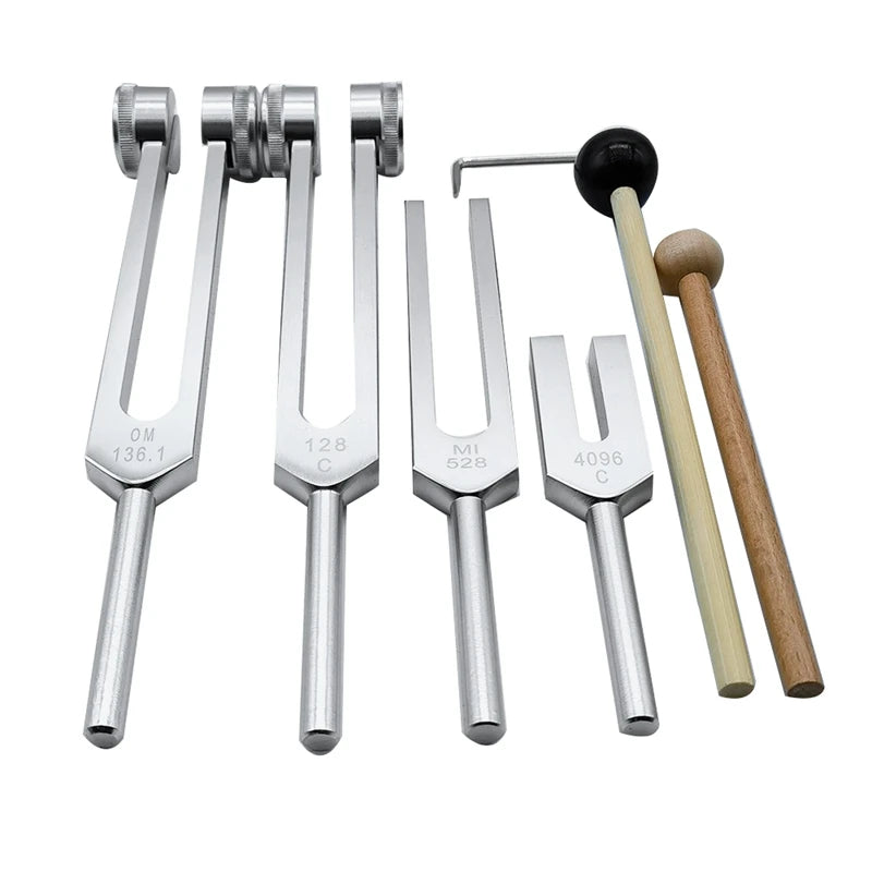 4Pcs Tuning Fork Set - Healing Chakra & Sound Therapy - Image 5