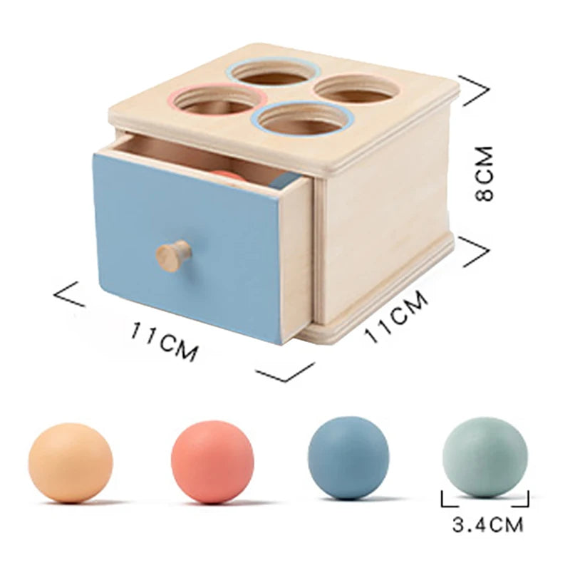 Baby Montessori Sensory Toy - Object Permanent Box - Image 10