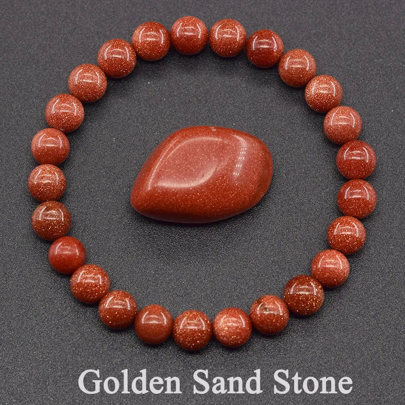 Natural Red Stripe Agate & Carnelian Bead Bracelet – Healing Crystal Jewelry for Men & Women - Image 22