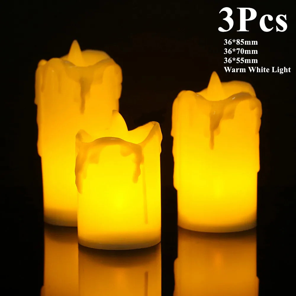 Flameless LED Electronic Candles - Image 11