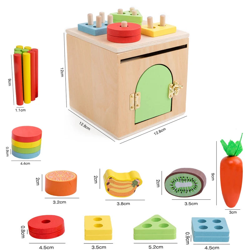 Montessori Wooden Shape Matching Toys - Image 11