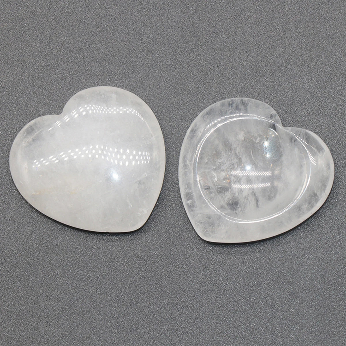 40mm Natural Crystal Heart Worry Stone – Healing Massage Tool & Jewelry Accessory - Image 11