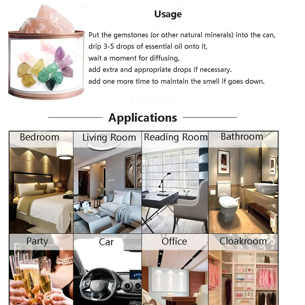 Natural Raw Rough Stones – Reiki Healing Crystals for Chakra, Aromatherapy & Garden Decor - Image 6