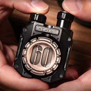 Double Column Linkage Ratchet Button Fidget Spinner