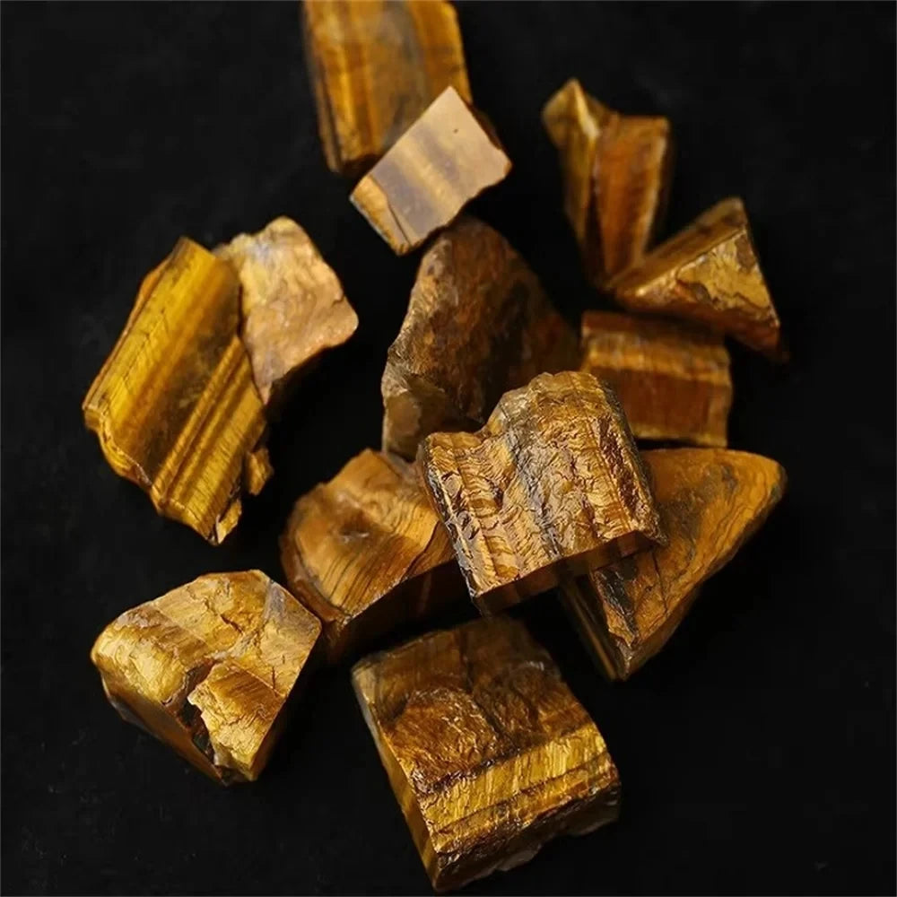 500g Natural Tiger Eye Raw Stone – Rough Crystal Mineral for Reiki Healing & Aromatic Diffusion - Image 5