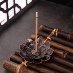 Alloy Lotus Incense Burner Stick Holder Plate