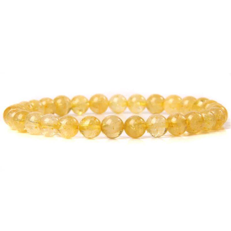 6MM Natural Stone Bead Stretch Bracelet – Energy Healing Agate Elastic Bangle for Men & Women - Image 7