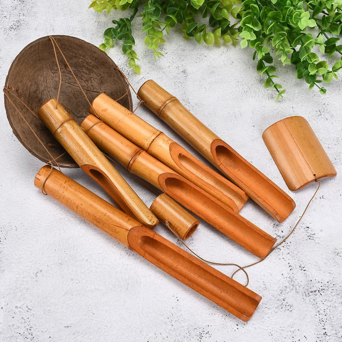 Bamboo Wind Chimes 72cm Windbell Chimes Craft For Outdoor Garden - Image 4