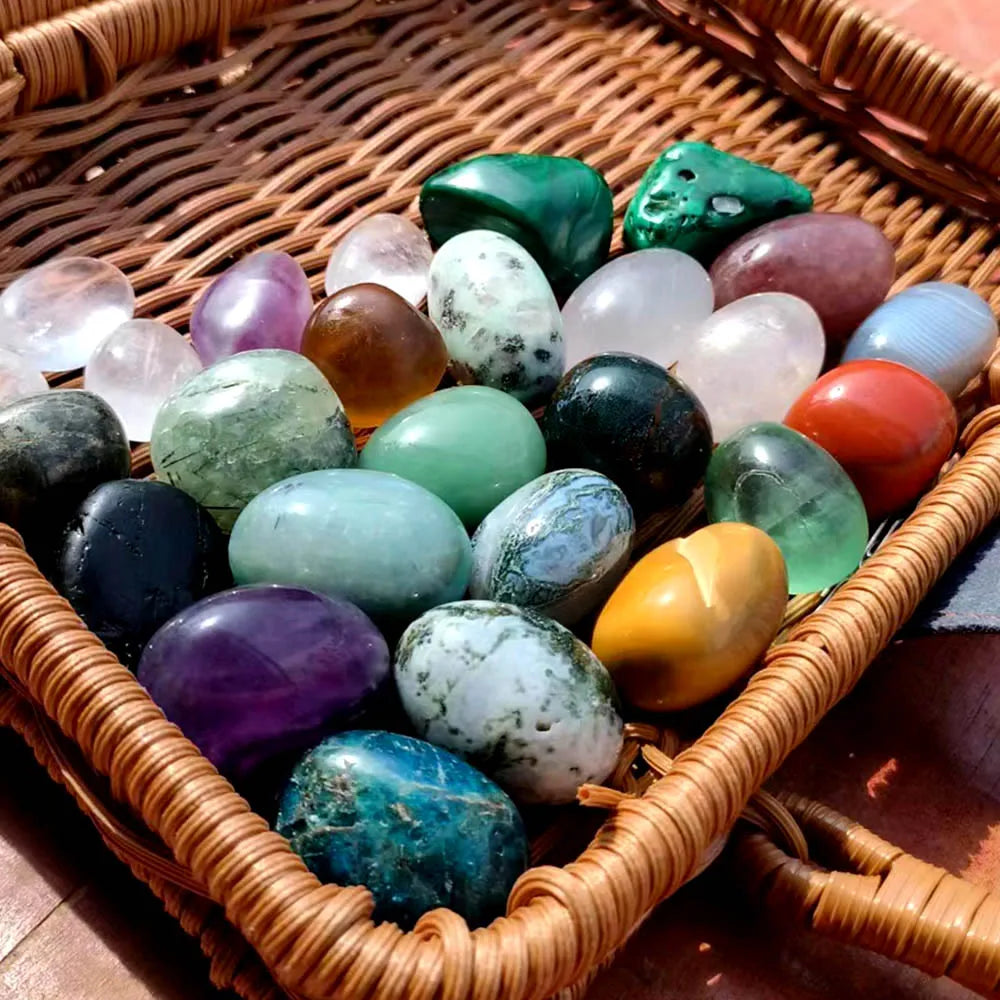 Natural Crystal Gemstone Tumbled Stones – Healing Reiki Decor for Home, Aquarium & Feng Shui - Image 3