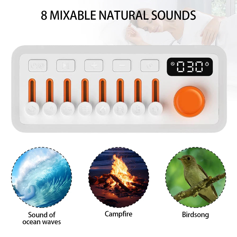 LED White Noise Speaker with Nature Sounds - Image 3