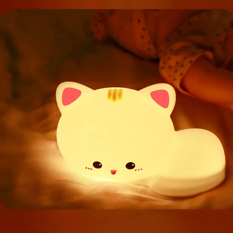 Cute Cat Silicone Nightlight - Image 2