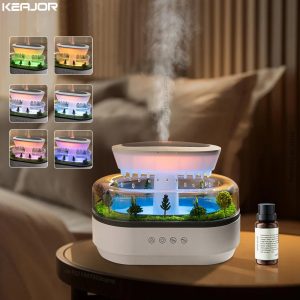 Aroma Raindrop Air Humidifier with White Noise and Colorful Light
