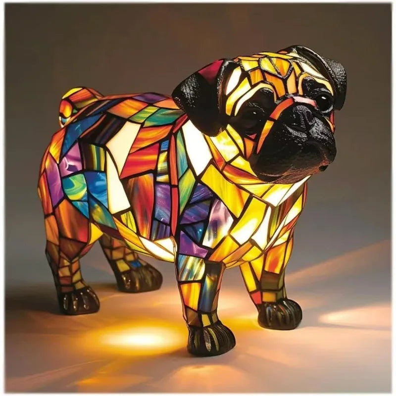 Magical & Colorful Strange Dog LED Desk Lamp – Artistic Bedside Night Light for Living Room & Bedroom - Image 4