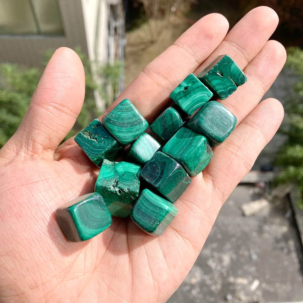 Natural Crystal Tumbled Stone Cubes – Polished Quartz, Amethyst & Gemstones for Healing, DIY & Decor - Image 25