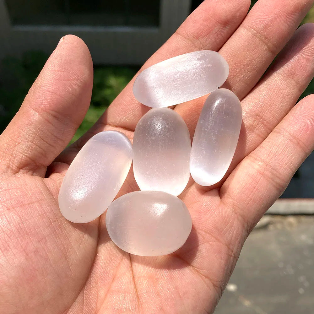 Natural Crystal Tumbled Stone Cubes – Polished Quartz, Amethyst & Gemstones for Healing, DIY & Decor - Image 18