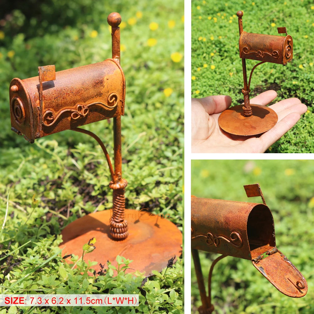 Miniature Windmill Metal Decoration for Fairy Gardens - Image 15