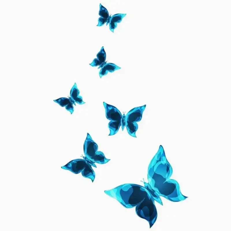 Blue Luminous Butterfly Switch Stickers - Image 5