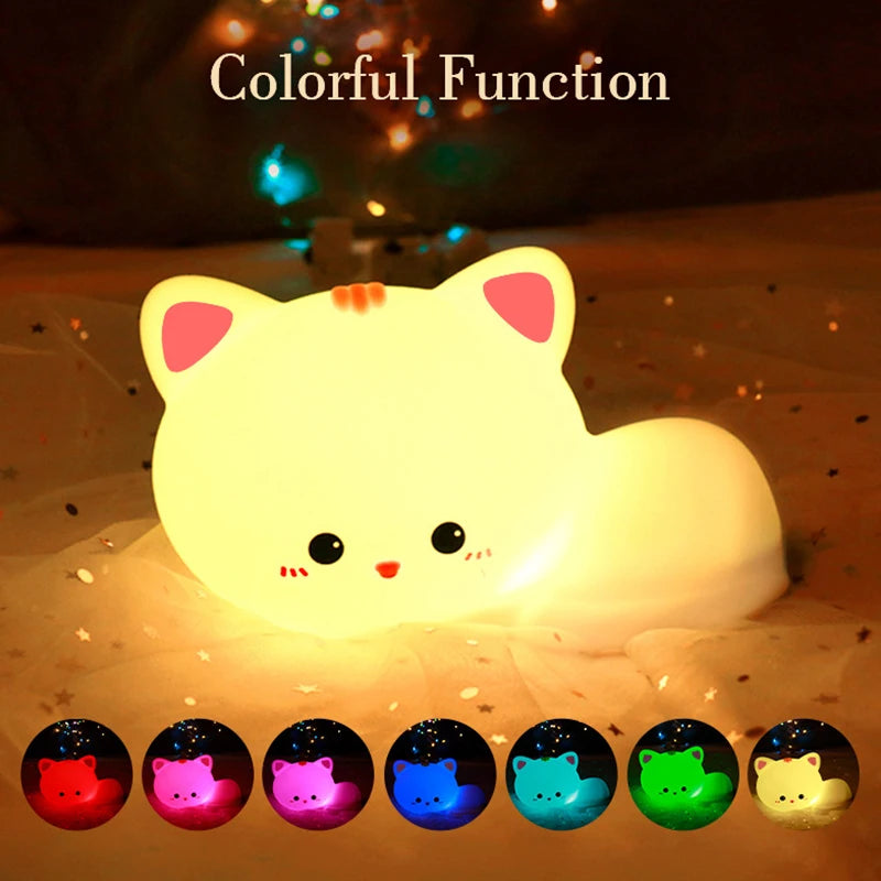 Cute Cat Silicone Nightlight - Image 7