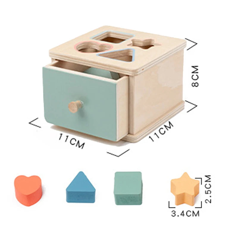 Baby Montessori Sensory Toy - Object Permanent Box - Image 9