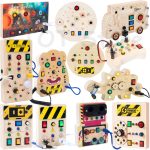 Montessori Busy Board Circuit - LED Light Socket Toy